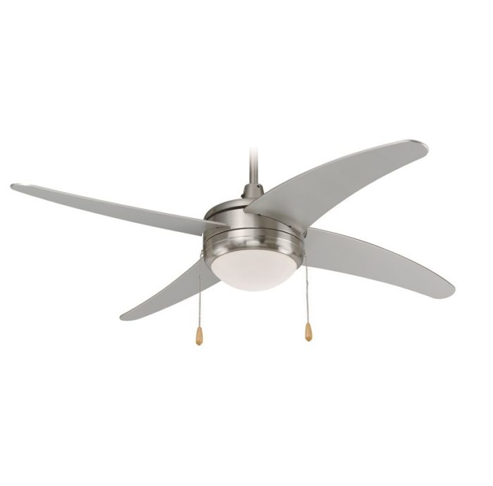 Ceiling Fans Rp Lighting 1007led Series Curved 50 4 Blades W Integrated Led Light Kit Baldes With