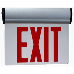 exit emergency rp lighting fansrxl17 series single sided edge lit led exit light single sided edge lit led exit light
